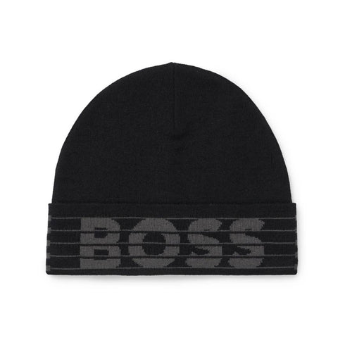 GORRO NEGRO AMETA BOSS